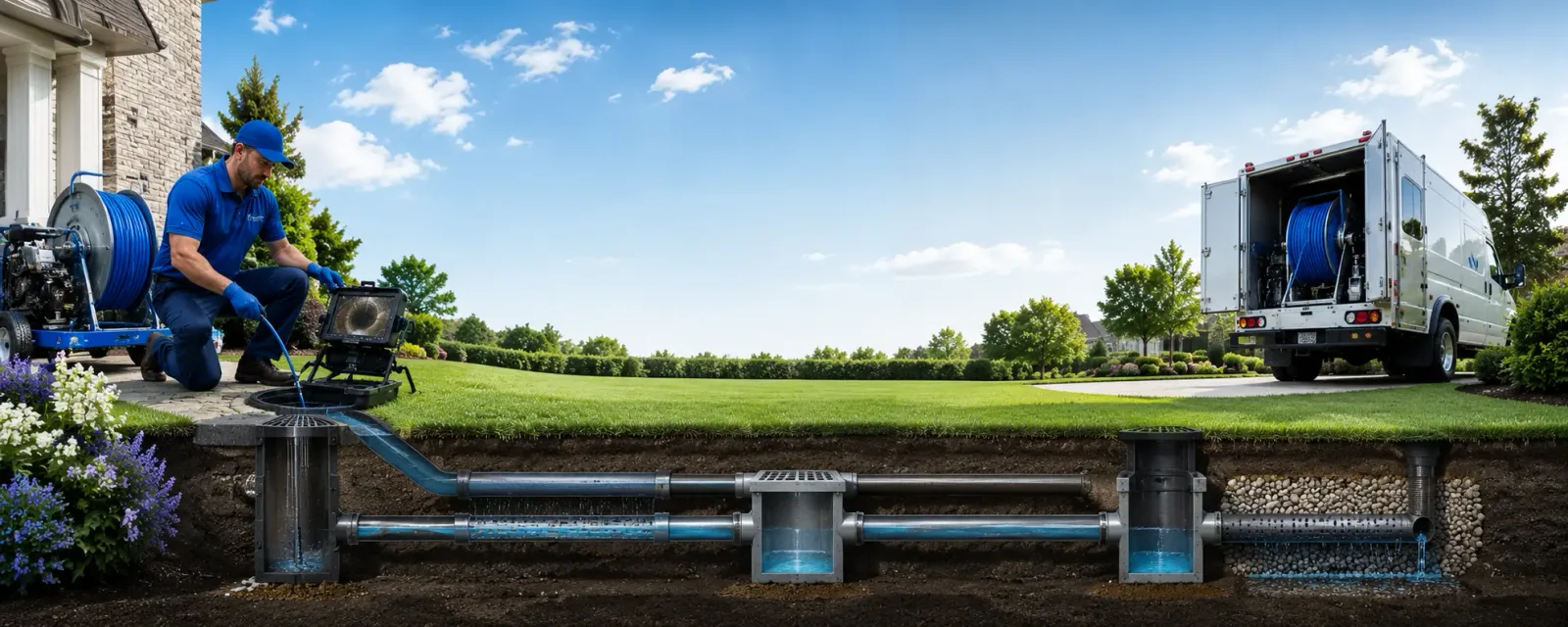 Outdoor drain cleaning information for Livingston, CA